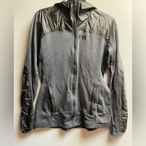Helly Hansen ULLR Midlayer Fleece full zip Hooded Jacket Sz  L - Picture 1 of 11